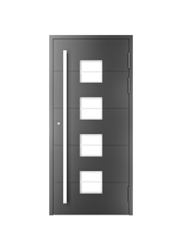 Haustür schwarz